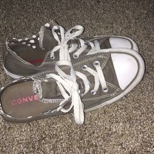 Brownish gray converse